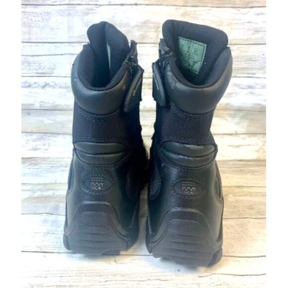 Bates Mens Black Leather Tactical Boots Size 8 Medium Width - Picture 7 of 12